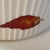 Victorian 1940s Louis Lourioux "Le Faune" Vintage Fireproof Porcelain 7" Vegetable Motif Souffle Dish France For Sale - Image 3 of 15