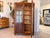 Biedermeier Display Cabinet in Walnut For Sale - Image 15 of 16