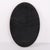 1940s Oval Mirror with Walnut Frame, 1940s For Sale - Image 5 of 6