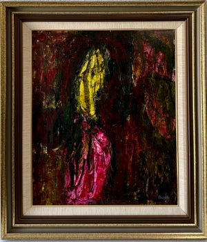 Peter Busa, Abstract Expressionist Oil Painting Peter Busa