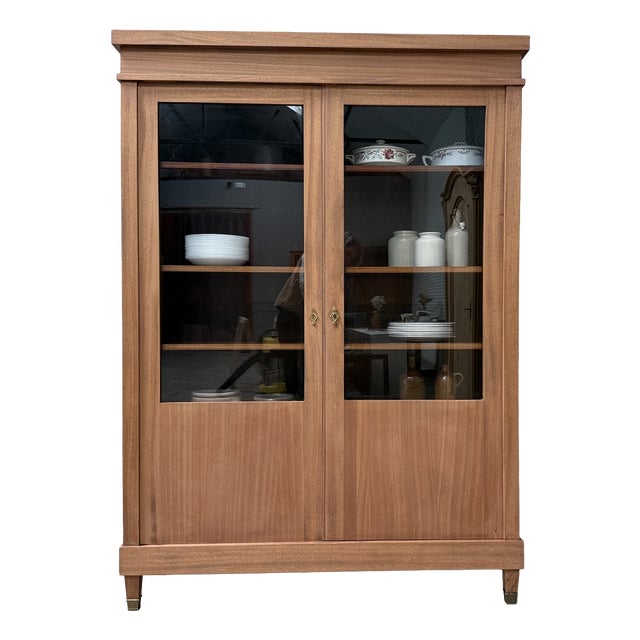 Empire Wooden Display Case, 1950s For Sale