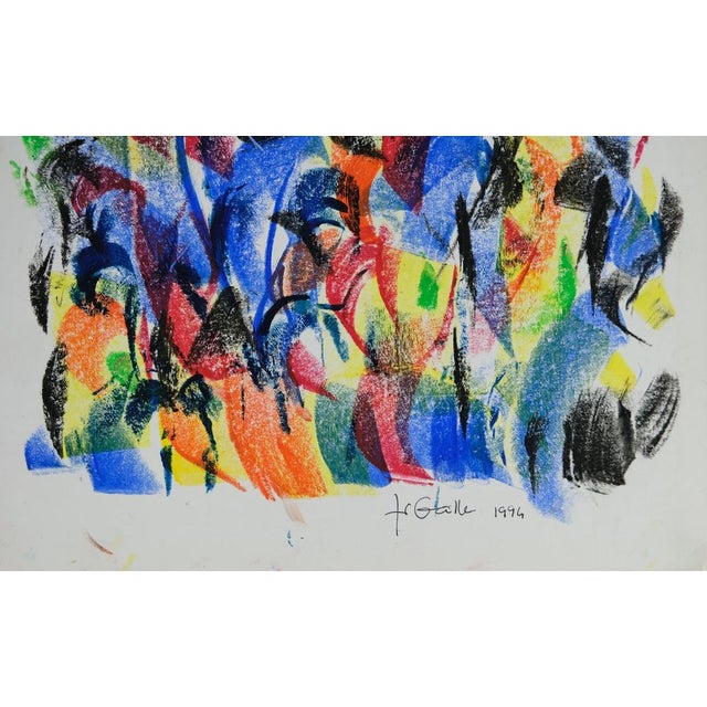 Françoise Galle, Woman's Profile, Pastel For Sale - Image 5 of 6