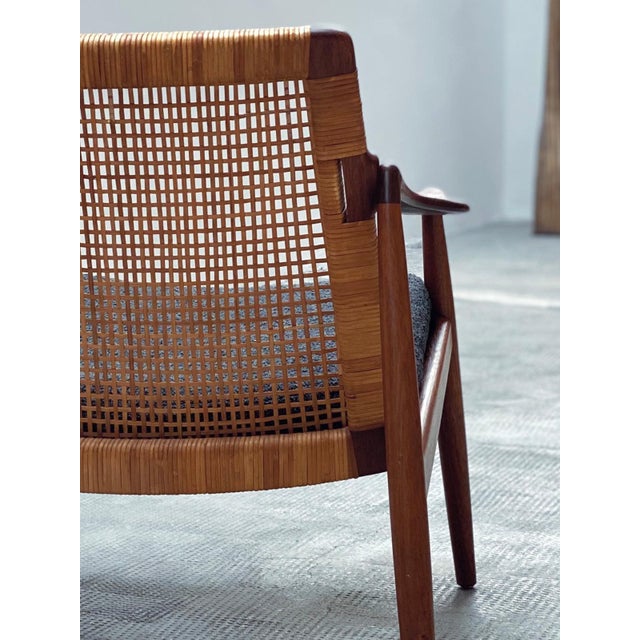 Gold Vintage German Chairs in Teak by Hartmut Lohmeyer for Wilkhahn, 1960s, Set of 2 For Sale - Image 8 of 8