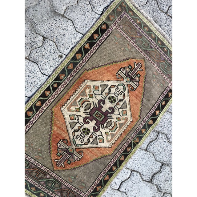 1960s 1960s Handmade Anatolian Oushak Rug For Sale - Image 5 of 6