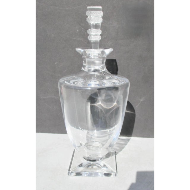 Late 20th Century Lalique Argos Crystal Decanter Vintage 20th Century For Sale - Image 5 of 5