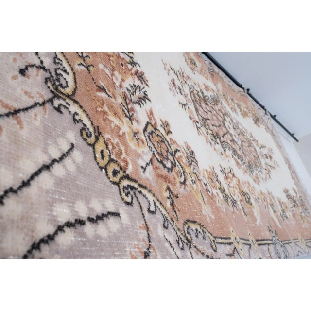 Cream Vintage Turkish Sparta Rug 3'9" X 6'9" For Sale - Image 8 of 12