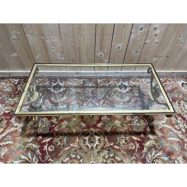 Period: 20th century Style: Modern Art Condition: Perfect condition Material: Wrought iron Length: 130Width: 65Height:...