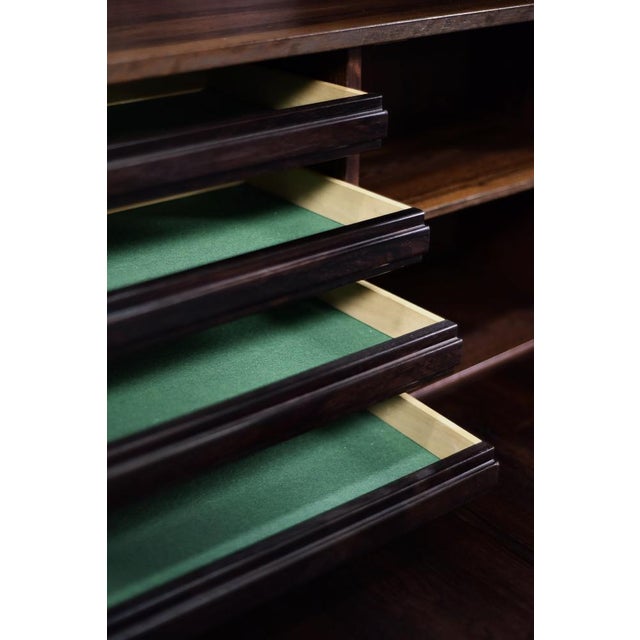 1960s Mid-Century Modern Scandinavian Rosewood Highboard with Bar from Æ. Jensen & T. Mølholm, 1960s For Sale - Image 5 of 18