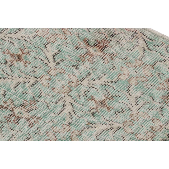 1960s Vintage Zeki Müren Rug, With Geometric Patterns, From Rug & Kilim For Sale - Image 5 of 7