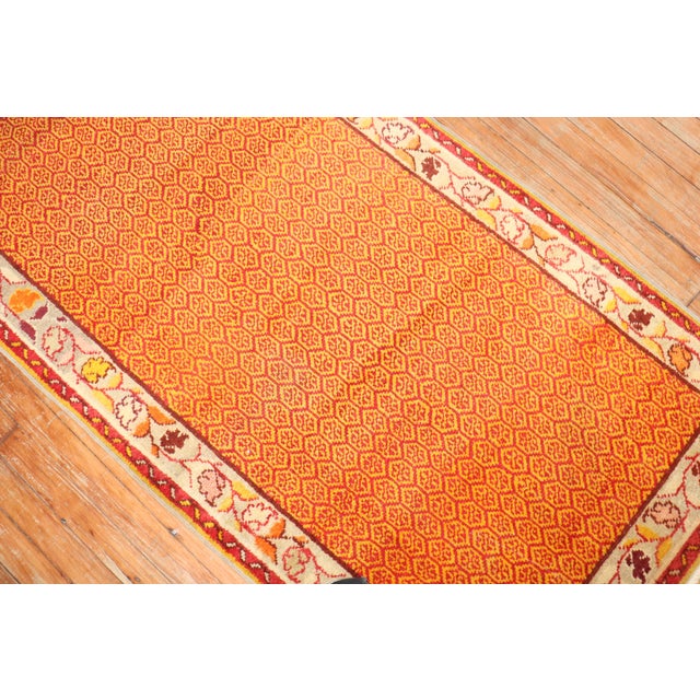 1940s Orange Peel Anatolian Rug - 2'9" x 5'3" For Sale - Image 11 of 18