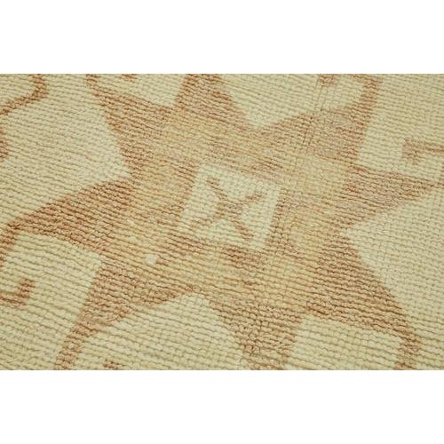 Beige Bohemian Runner Rug For Sale - Image 5 of 7