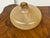 Amber Amber Mottled Scavo-Style Art Glass For Sale - Image 8 of 12
