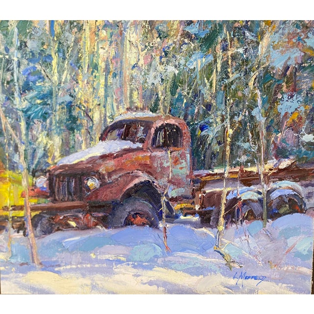 "Retired For Years" This truck sits in my neighbors field and each winter as the snow piles up, it turns the rusty old...