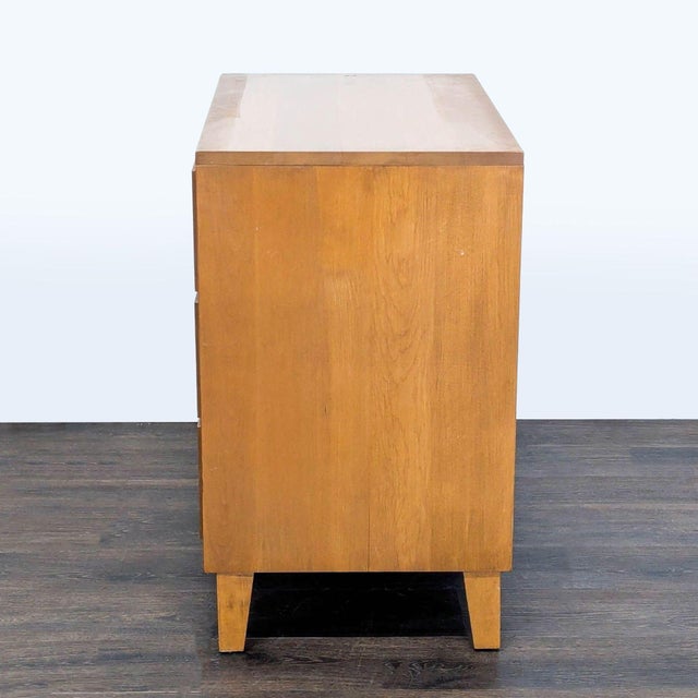 Conant Ball 1990s Conant Ball Vintage 3-Drawer Solid Wood Dresser - Mid Century Modern Style For Sale - Image 4 of 9