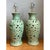 Chinoiserie Vintage Celadon Pierced Ceramic Lamps - a pair For Sale - Image 3 of 12