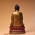 This is a magnificent vintage Chinese gilt bronze statue of Shakyamuni Buddha. The figure is seated in the full lotus...