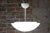 1960s Mid-Century Chandelier in Lacquered Metal and Opal Glass, Czech, 1960s For Sale - Image 5 of 8