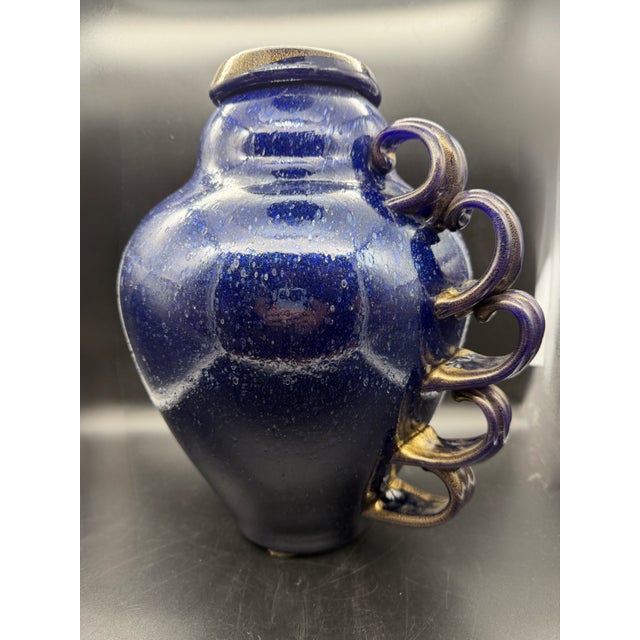 1920s Amphora Vase with Lid in Pulegoso Glass by Napoleone Martinuzzi, 1920s For Sale - Image 5 of 10