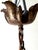 Italian Gilt Iron Five-Light Chandelier with Porcelain Flowers, 1930 For Sale - Image 16 of 18