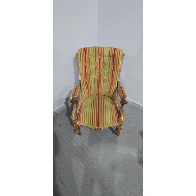 19th Century Antique Regency Rosewood Llibrary Armchair, 1810 For Sale - Image 5 of 12