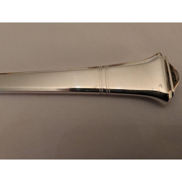 Metal 1970s Tiffany & Co. "Windham" Sterling Silver Serving/Salad Spoon For Sale - Image 7 of 11
