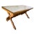 1960s Moreux-Style French Oak Coffee Table For Sale