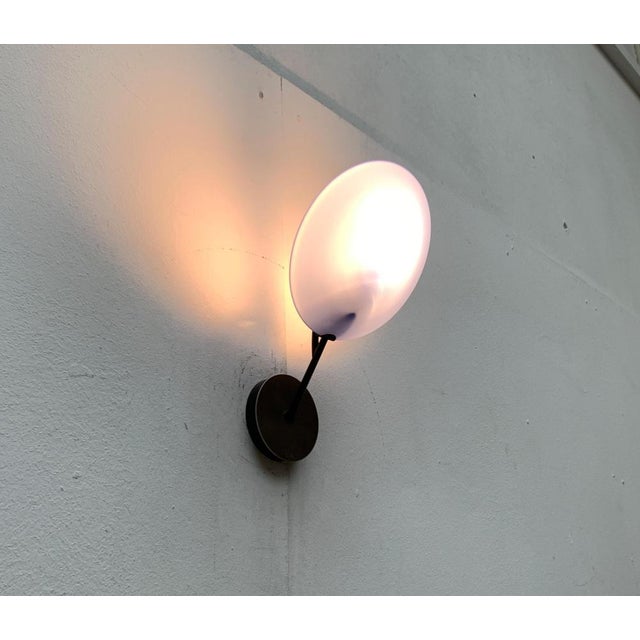 Postmodern German Glass Wall Lamp from Hillebrand Lighting, 1990s For Sale - Image 12 of 18