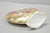 Antique Japanese Nippon Hand Painted Porcelain Gold Gilt Handle Moon Basket Vase For Sale - Image 16 of 17