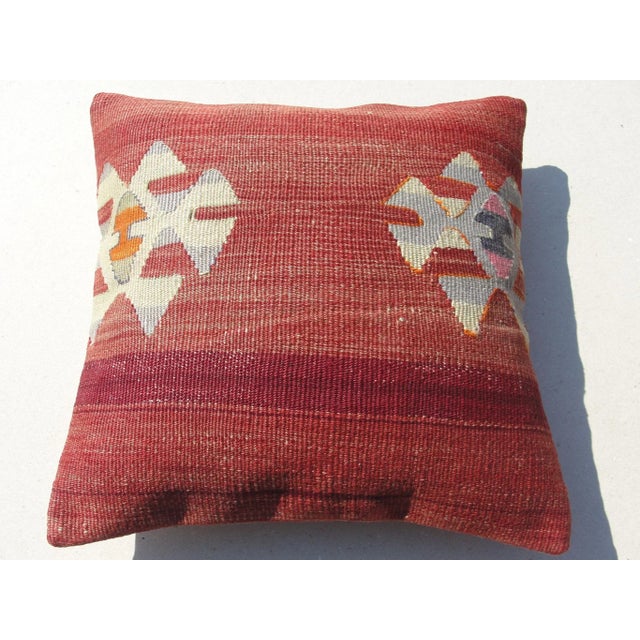 Kilim Rug Pillow Cover 16" For Sale - Image 9 of 9