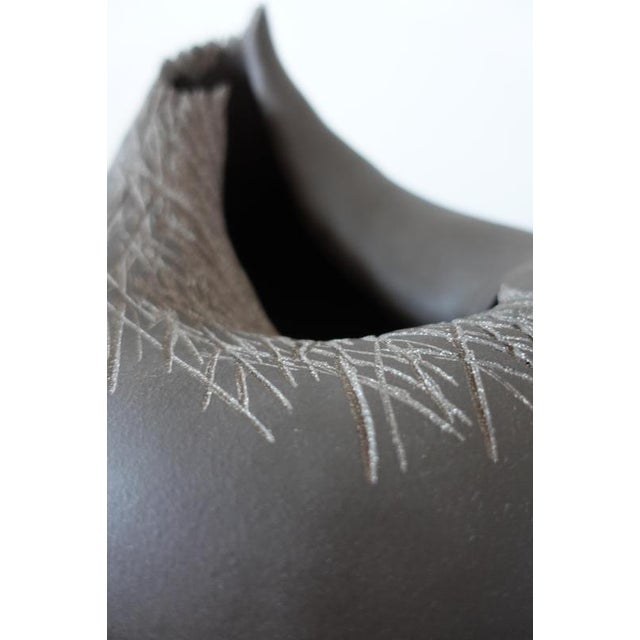 Vestiges I Sculptural Ceramic Vase by Audrey Vo Van For Sale - Image 14 of 18