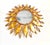 Large Spanish crown light in gilt metal and frosted glass, Spain, 1950s. Midcentury antique gilt iron frame or pendant...