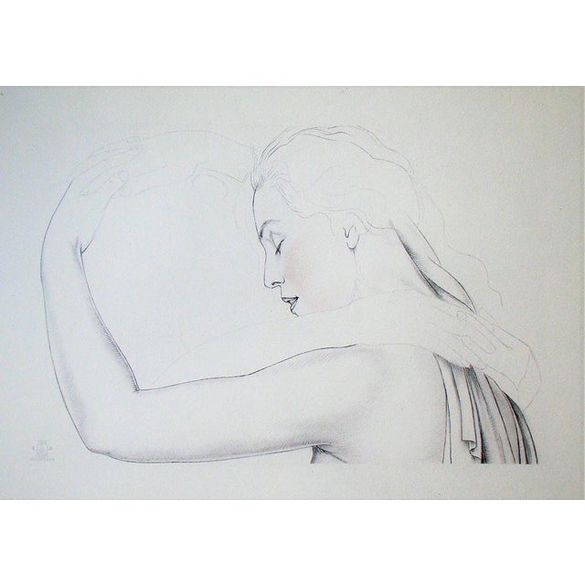 After Walter Sauer, Étude Pour Tendresse, 1930, Offset Print For Sale - Image 13 of 13