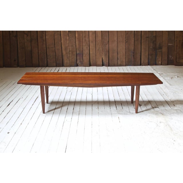 Phillip Lloyd Powell Vintage Studio Movement Coffee Table by Phillip Lloyd Powell in Cherry, 1960s For Sale - Image 4 of 4