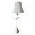 20th Century Diego Giacometti Style Plaster Figure Table Lamp For Sale