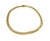 Mid 20th Century 14k Yellow, White, and Rose Gold Woven Necklace Vintage For Sale - Image 5 of 11