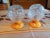 1970s Graewe West German Space Age Orange Glass Table Lamps – Pair For Sale - Image 4 of 10