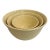 Gail Pittman Pottery Butter Yellow Nesting Bowls - A Set of 3 For Sale