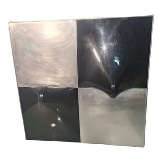 Agostino Bonalumi, Composition, Thermoformed Plastic and Aluminum, 1974 For Sale