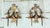 A substantial pair of early 20th-century hand-forged wrought iron wall sconces featuring bold Spanish Revival design with...