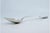Silver Rice and Serving Spoon with Crimped, Embossed Handle and Monogram Card For Sale - Image 9 of 10
