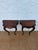 1930s Pair of French Louis XV Style Walnut Wall-Mounted Bedside Tables For Sale - Image 17 of 18