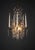 Swedish Chandelier with Candleholders in Brass and Crystals by Krebs Stockholm, 2020 For Sale - Image 4 of 4