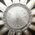 Art Deco Geometric Frosted Glass & Nickeled Starburst Chandelier Signed Degué For Sale - Image 16 of 18