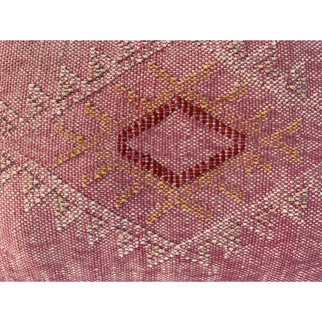 Pink Contemporary Pink Silk Sabra Pillow Covers- a Pair For Sale - Image 8 of 11