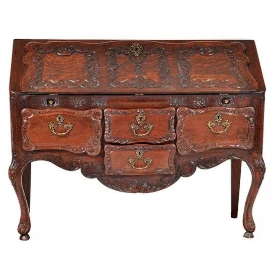 19th Century Louis XV Style French Slanted Desk For Sale - Image 13 of 13
