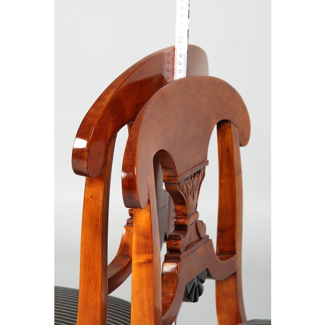 Wood Mid-19th Century Biedermeier Chairs, 1845, Set of 4 For Sale - Image 7 of 13