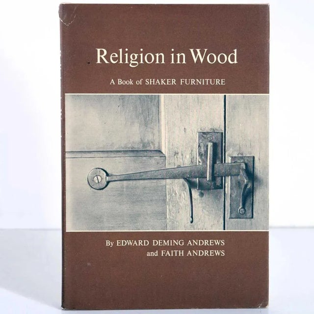 1970s Religion in Wood, A Book of Shaker Furniture by Edward Deming