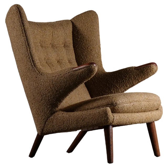 Papa Bear Chair attributed to Hans J. Wegner, 1950s For Sale