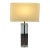 Room & Board Modern Square Crystal Table Lamp For Sale