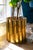 Mid-Century Modern Large Vintage Italian Brass Floor Planter – Egidio Casagrande – Fluted Cachepot – Mid-Century For Sale - Image 3 of 17